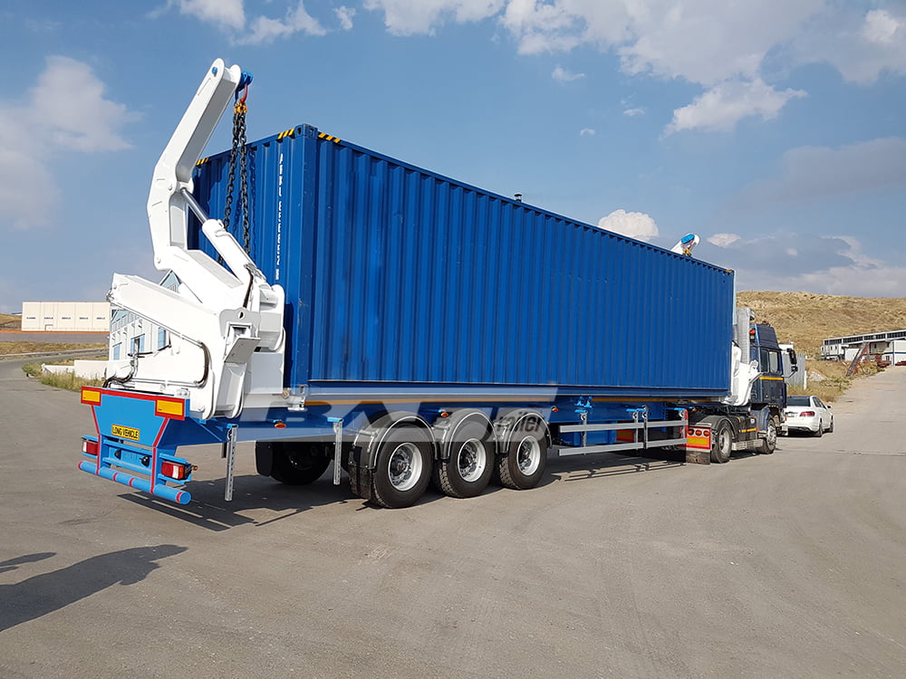 Self Loader Container Trailer
